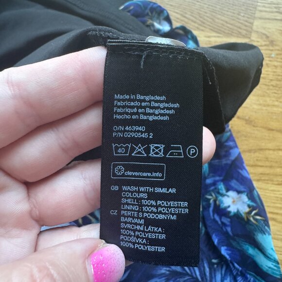 H&M Divided Tropical Floral Maxi Skirt US Size 6 - Picture 5 of 9